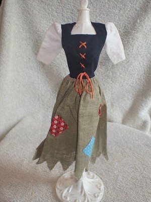 Vintage Barbie Doll Little Theater Poor Cinderella Dress NICE