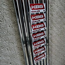 NEW Uncut KBS Tour Lite Steel Iron Shafts Regular Flex 4-PW .355 Taper Tip 7 