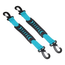 Roller Skate Lifter, Skate Leash with Carrying Handle 2 Pack 13 in Sky Blue