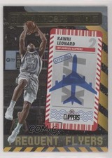 2021-22 Panini NBA Hoops Frequent Flyers Holo Kawhi Leonard #8 rf2