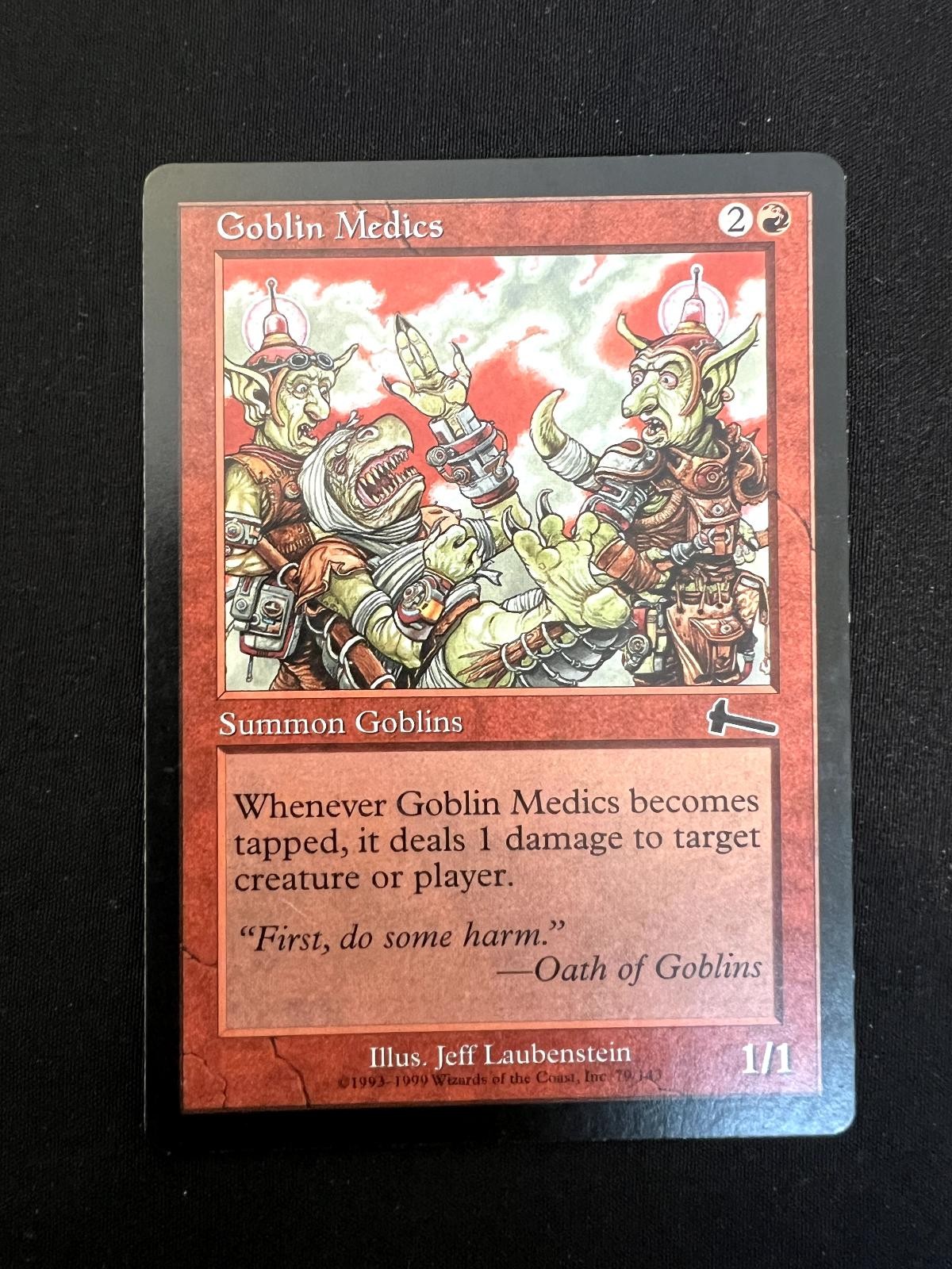 Goblin Medics 79 C Urza's Legacy Magic: The Gathering LP