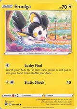 ✨Emolga 054/195 - Normal - SWSH12: Silver Tempest - NM