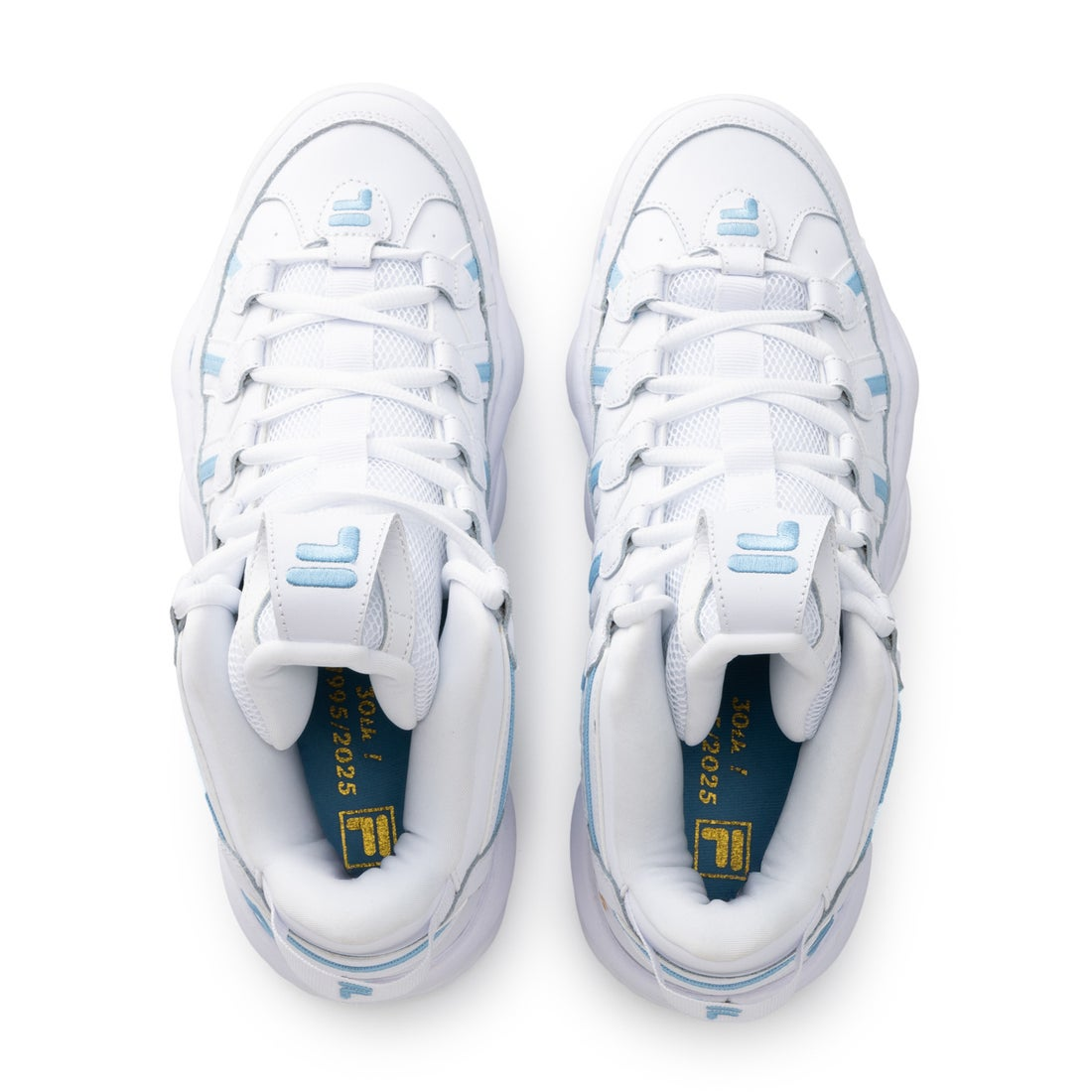 FILA Stackhouse Spaghetti 95/25 White MFW25064117-48 Men's Size | eBay