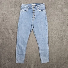Abercrombie Fitch Jeans Womens 28 6R Blue Super Skinny Ankle High Rise Curve