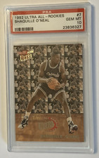 1992 ULTRA ALL-ROOKIES #7 SHAQUILLE O'NEAL RC MAGIC HOF PSA 10 Orlando Magic
