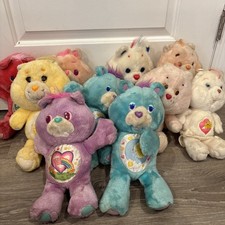Lot of 10 Vintage Care Bears 13" Plush Bears