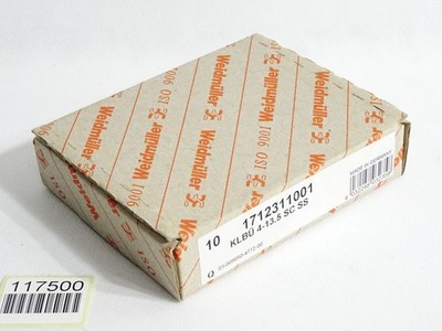 Weidmüller 1712311001 KLBUE 4-13.5 SC SS/content: 10 pieces/new original packaging
