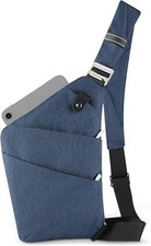Sling Bag Cross Body Bag, Anti Theft Crossbody Bags for Travel Lightweight Ch...