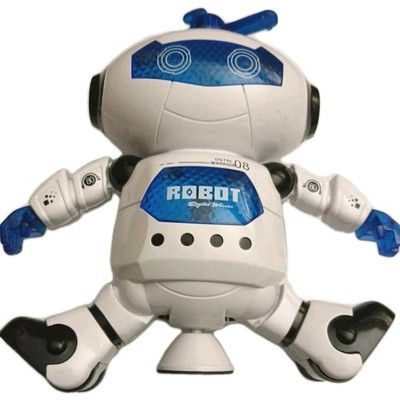 Digital Dancing Warrior 08 Robot Toy Figure W/Colorful Rotating Lights & Music