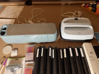 Cricut Maker 4 & EasyPress 3 Bundle NEW Open Box + Infusible Ink Vinyl Tools