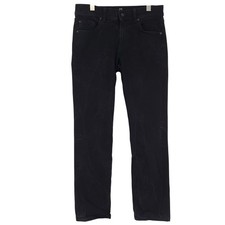 7 For All Mankind Slimmy Men's Stretch Straight Leg Jeans W32 L30 Black