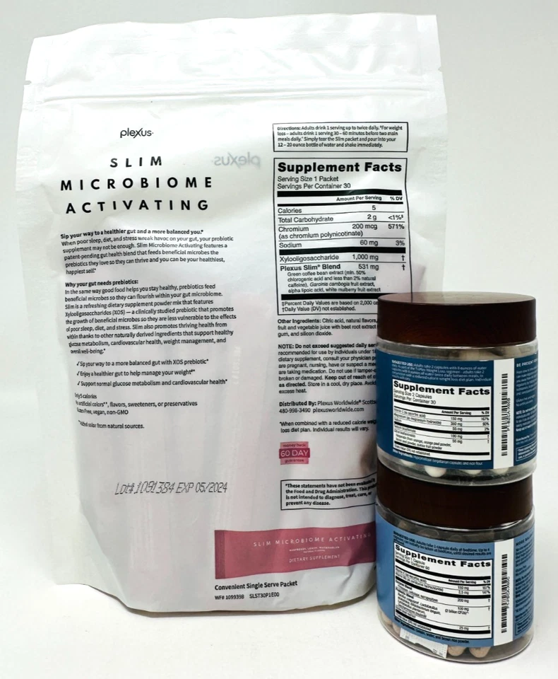 Plexus Slim Triplex ProBio5 Bio Cleanse Microbioma Activador 30 Paquetes 5/2026 Foto 2 de 2