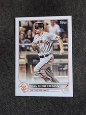 2022 Topps #362 Alex Dickerson San Francisco Giants Baseball Card