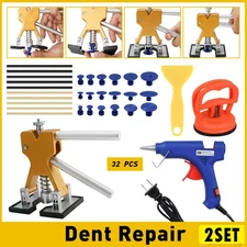64 PCS Dent Paintless Car Repair Puller Kit Remover Lifter Dint Hail Damage Tool