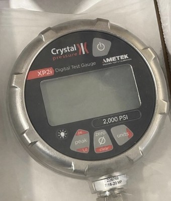 Crystal Engineering Corp. XP2i Digital Pressure Test Gauge 2,000PSI
