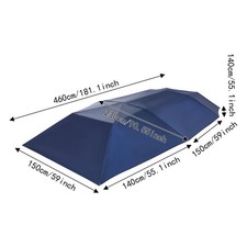 Car Sun Shade Umbrella Cover Tent,car Canopy Cover,car Awning Cover Navy Blue