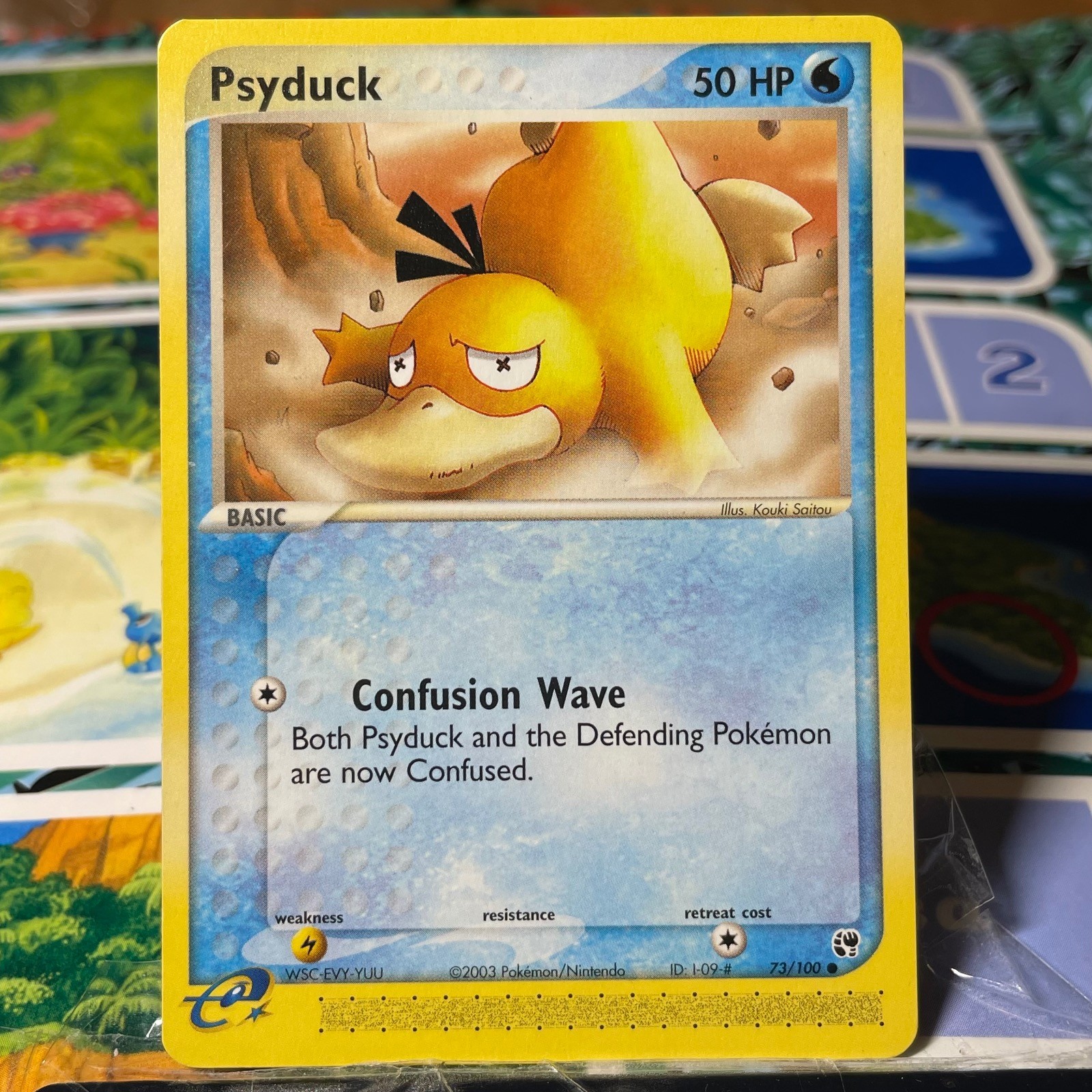 Psyduck 73/100 Common Sandstorm Pokemon Near Mint