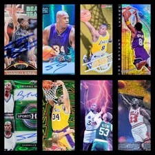 1992 SHAQUILLE Beam Team Auto & Topps Gold Rookie KOBE BRYANT Metal PMG Error MJ