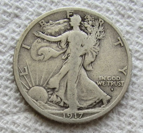 1917-S Walking Liberty Half Dollar — photo from the most recent tracked eBay sale