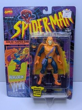 Product Image: 1995 Toy Biz Spider-Man Animated Series Hobgoblin Figure MOC Sealed Vintage