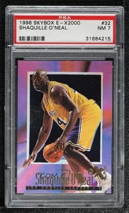 1996-97 Skybox E-X2000 Shaquille O'Neal #32 PSA 7 HOF