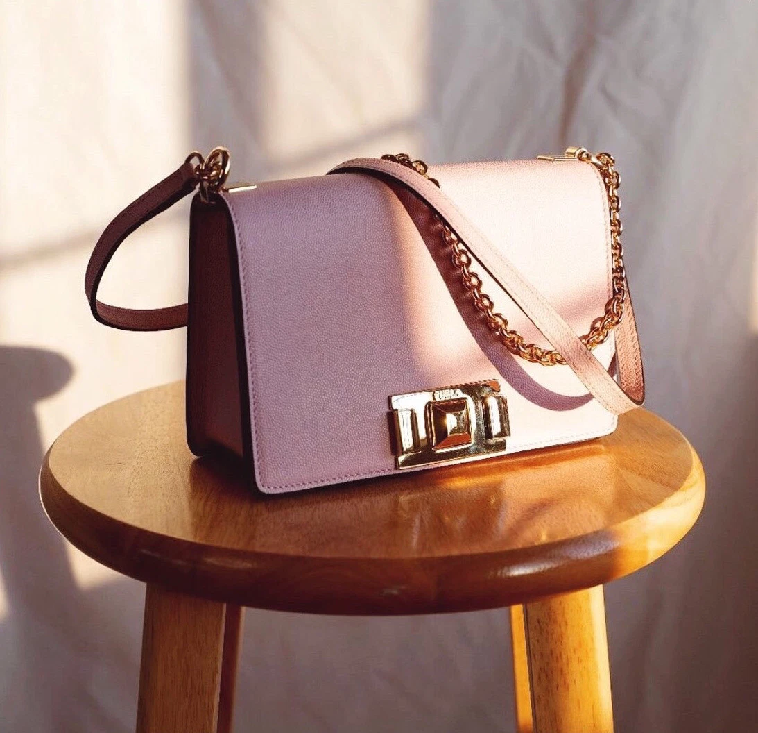 Authentic Legendary FURLA Mimi Mini Crossbody Bag 1031804 camelia