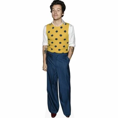 CELEBRITY CUTOUTS Harry Styles (Yellow Top) Life Size Cutout