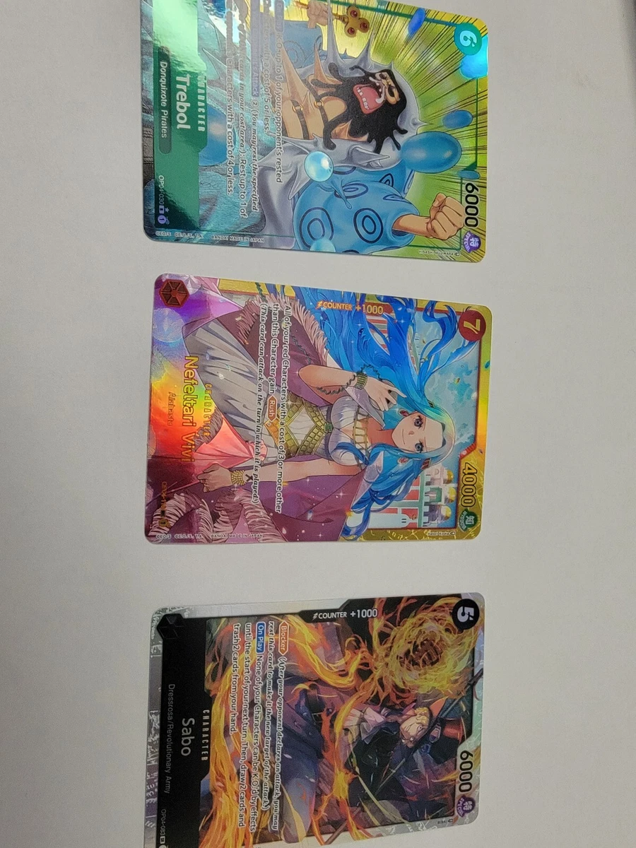 ONE PIECE TCG Kingdoms of Intrigue Dash Pack Lot (6 Cards Full Set) English  NM-M