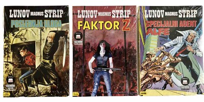 3x Lunov Magnus Strip: 1008, 1009, 1010:  (Kit Teller, Faktor Z, Nathan), NEU!
