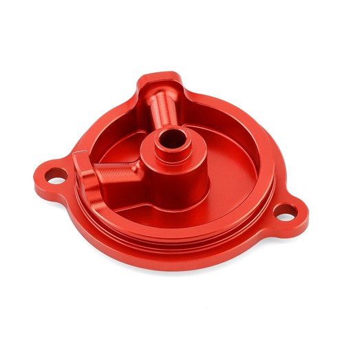 CNC Red Engine Oil Filter Cover Cap For HONDA TRX400X 2x4 Sportrax TRX400EX 2x4 - Picture 6 of 15