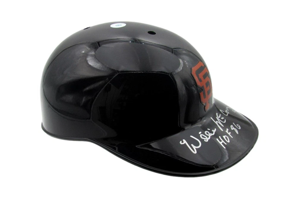 Casco de béisbol Willie McCovey HOF firmado/inscrito Giants TriStar 192185 Foto 3 de 4