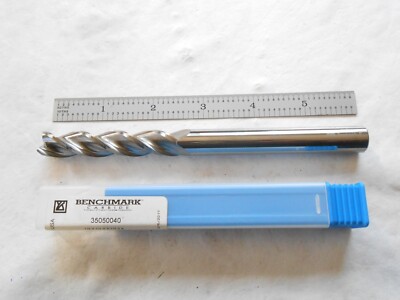 NEW BENCHMARK USA 1/2'' DIA. X 2-1/2'' LOC X 6'' OAL 3FL. CC CARBIDE SQUARE ENDMILL