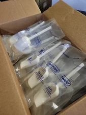 Bag of 10 Sterile Sampling Scoops 125 mL 4 oz SP Bel-Art Sterileware WHITE