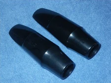 2 EASTERN MUSIC PLASTIC STUDENT LEVEL ALTO SAXOPHONE MOUTHPIECES - SELMER STYLE