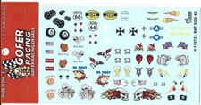 GOFER Racing, RAT ROD GRAPHICS PART II, Decals 1/24 -25 11072 ST