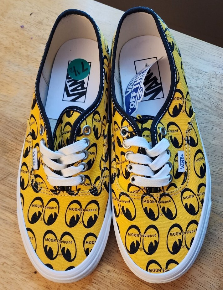 VANS バンズ Authentic 44D MOONEYES イエロー VANS Authentic 44 DX Anaheim Factory Yellow MOONEYES MOON