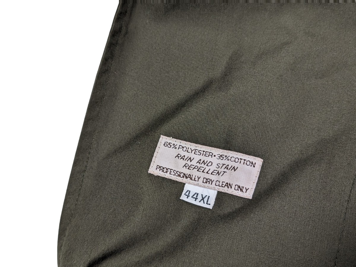 Christian Dior Monsieur Trench Coat Men 44 XL Olive Drab Rain