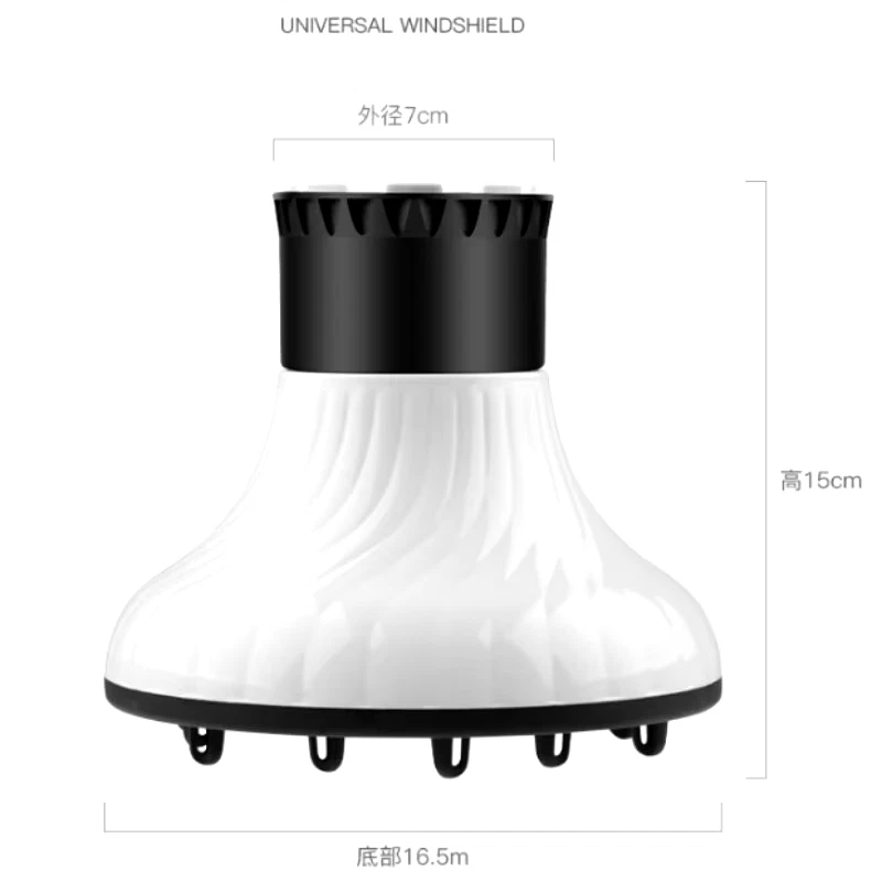 Universal Haartrockner Diffusor Luftdusche Fingerstyler Diffuser Haar Gebläseabd - Bild 3 von 4