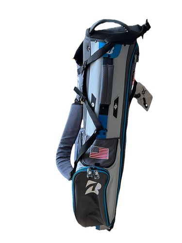 Brand New Bridgestone Lightweight Stand Bag - GOLF Gray - Picture 9 of 11