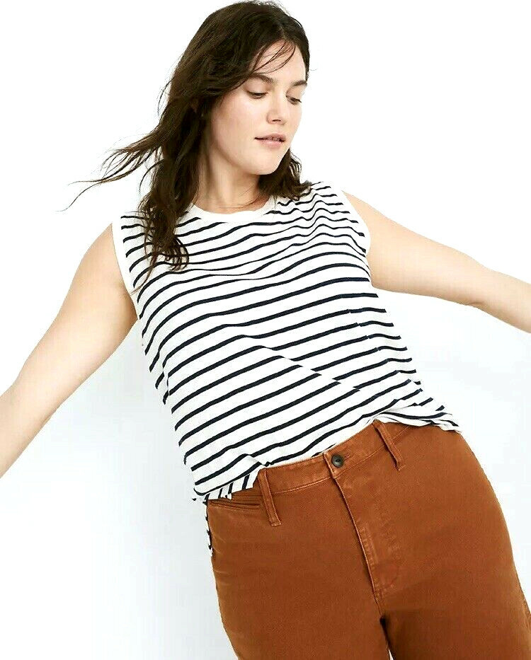 madewell whisper cotton crewneck muscle tank