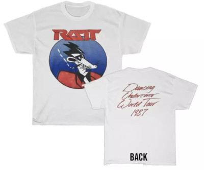 Ratt 1987 Dancing Undercover World Tour Shirt