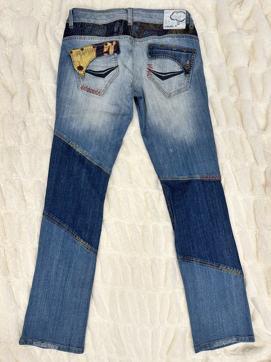 Azzure Jeans One-of-a-kind Y2K Straight Denim Size 28 | eBay
