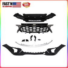 Front Bumper Cover Kit Black Replacement For Chevy Trax RS 2024 2025