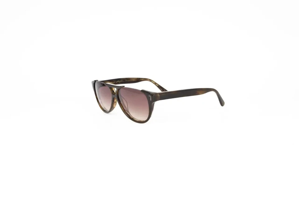 Phillip Lim Chopper Maho Sunglasses Unisex Brown Tortoise Aviator Gradient Japan - Image 2 of 4