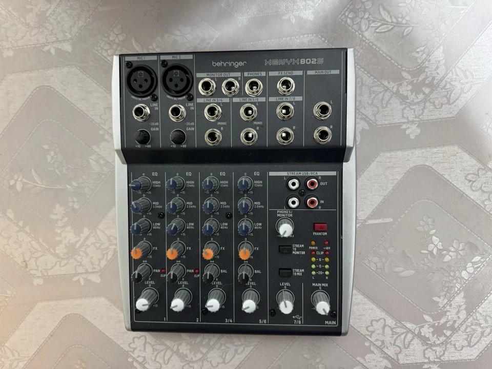 Behringer XENYX 802S Premium-Analogmixer mit USB - Bild 2 von 3
