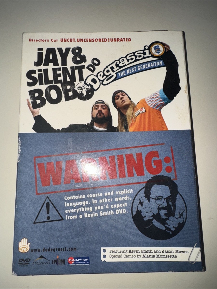 Jay and Silent Bob Do Degrassi (DVD, 2005, Directors Cut Unrated