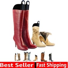 Cedarfresh Boot Shapers, 2 Pairs, Plastic Boot Inserts, Black