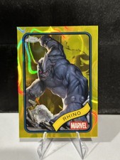 2025 Topps Chrome Marvel Rhino Yellow Lava Refractor #39