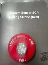 Systen Sensor SCR Ceiling Strobe (Red)