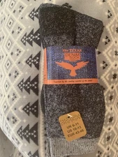The Texas Denim Winter Socks US 10-13 Cushioned Body 2 Pairs, 1 Pack